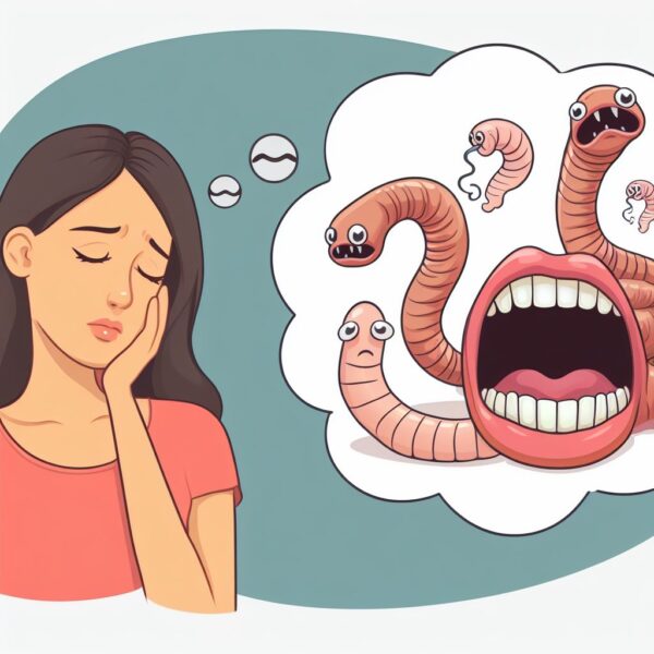 Why did I dream about worms coming out of my mouth?