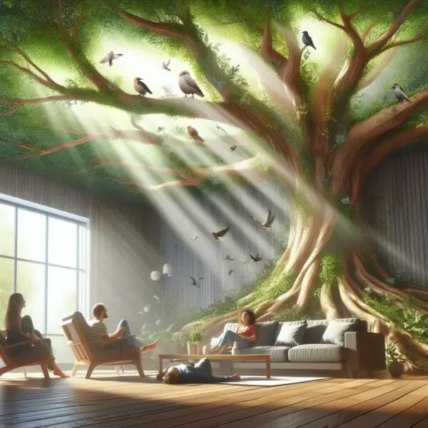 Why did I dream about a tree that grows in my living room?