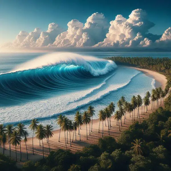 Why did I dream about a giant wave approaching the shore?