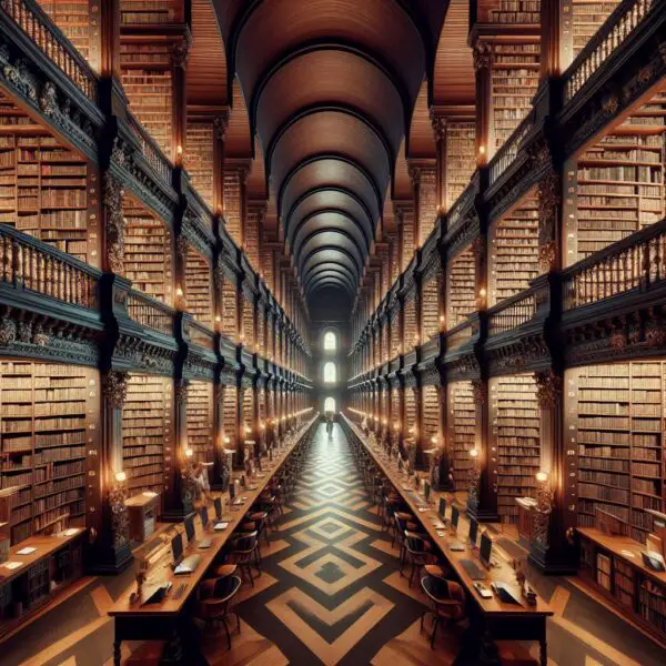 Why did I dream about a library with endless shelves?